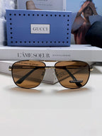 NAVIGATOR FRAME SUNGLASSES 570256 IN METAL