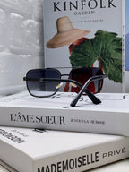 SQUARE FRAME SUNGLASSES 570213 IN METAL