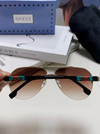 AVIATOR FRAME SUNGLASSES 570223 IN METAL