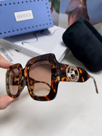 SQUARE FRAME SUNGLASSES GG0178S IN ACETATE EMBOSSED LOGO