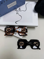SQUARE FRAME SUNGLASSES GG0178S IN ACETATE EMBOSSED LOGO