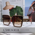 TRIOMPHE SUNGLASSES 573254 IN CAMEL ACETATE