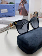 EMBOSSED LOGO BUTTERFLY FRAME SUNGLASSES 576876 IN ACETATE