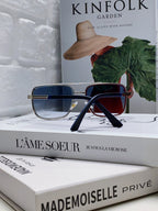 SQUARE FRAME SUNGLASSES 576880 IN METAL