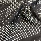 CC Square Scarf 90 CM In Black White Polka Dot  288719