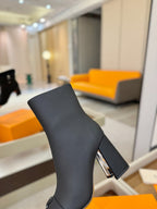 LV Ankle Boots 90 Black Calfskin 573717
