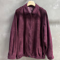 Miu Miu 2025 Jacket Burgundy Sheepskin Suede