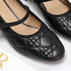 CD Ballet Pump 40mm In Black Quilted Calfskin 995268