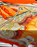 HM 25s Scarf 200cm Orange Beige Cashmere 976424