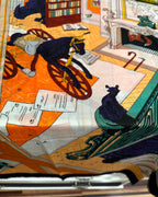 HM Newest Design Scarf 200CM Orange Beige Black Cashmere 976449