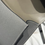 HM Constance Elan 24 Grey Epsom Silver Hardware 237334