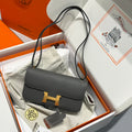 HM Constance Elan 24 Grey Epsom Gold Hardware 237335