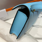 HM Constance Elan 24 Day Sky Blue Epsom Gold Hardware 237338