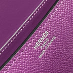 HM Constance Elan 24 Midnight Purple Epsom Silver Hardware 237345