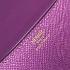 HM Constance Elan 24cm Bag Purple Epsom Leather Gold Hardware