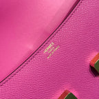 HM Constance Elan 24 Fandango Pink Epsom Gold Hardware 237342