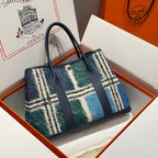 HM Garden Party 36 Multicolor Canvas and Negonda Calfskin 243180