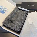 CC 25 Classic Scarf 170cm Gray Wool 293469