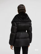 Moncler 25 Brasseurs Short Jacket Black Polyester 291396