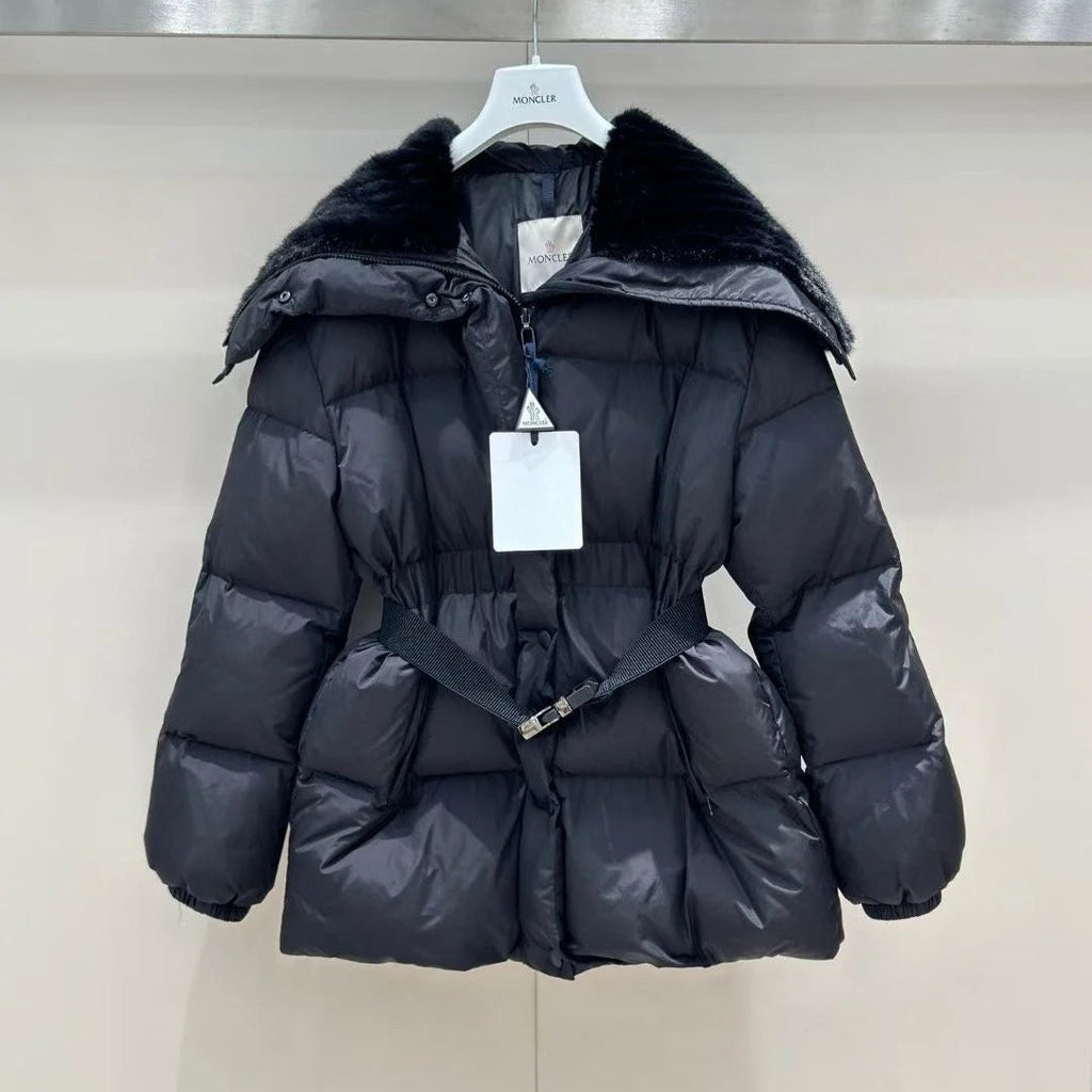 Moncler 25 Brasseurs Short Jacket Black Polyester 291396