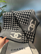 CC Scarf 190CM In Grey White Cashmere 424835