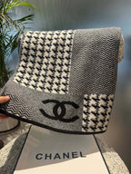 CC Scarf 190CM In Grey White Cashmere 424835