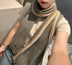 Loewe Scarf 180CM  Dark Green Cashmere 968540