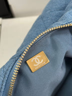 CC 25C Hobo 35cm Baby Blue Demin Gold Hardware 243567