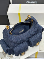CC 25C Hobo 31cm Space Demin Gold Hardware 243575