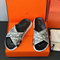 HM Men's Infra Slide Black Cowhide 599994