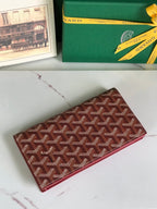 RICHELIEU WALLET 19 IN CLASSIC RED GOYARDINE CANVAS
