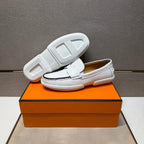 HM Men's 25 Loafer White Cowhide 717695