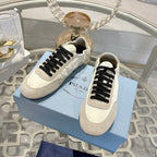 PRA 26S Casual Sneaker Light Beige Canvas Suede 625958