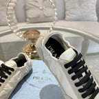 PRA 26S Casual Sneaker Light Beige Canvas Suede 625958