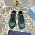 PRA 26S Casual Sneaker Dark Green Canvas Suede 625960