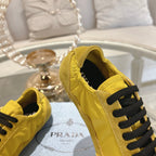 PRA 26S Casual Sneaker Yellow Canvas Suede 625963