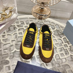 PRA 26S Casual Sneaker Brown Yellow Canvas Suede 625956