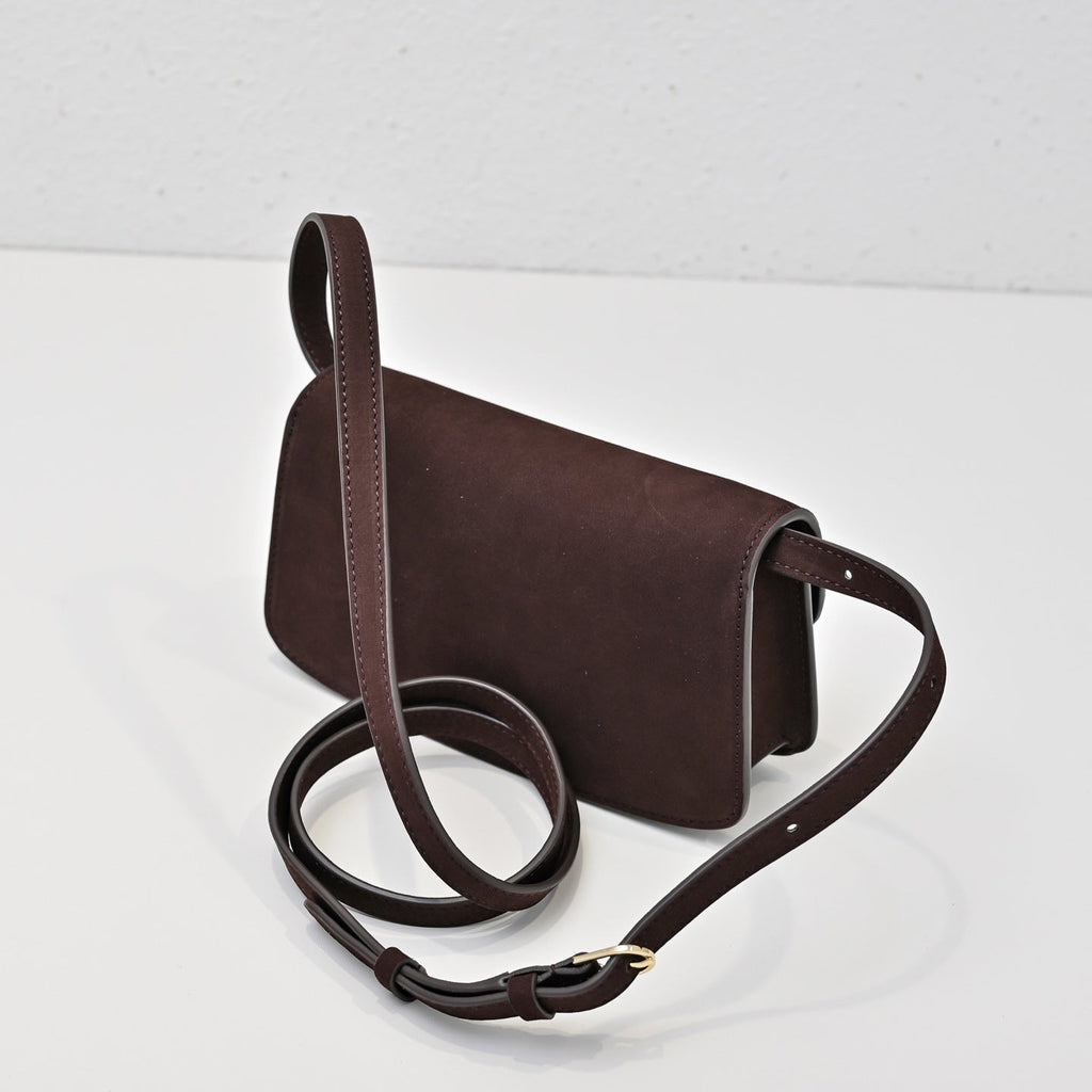The Row Sofia 19cm Chocolate Suede