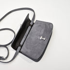 The Row Sofia 19cm Dark Grey Suede