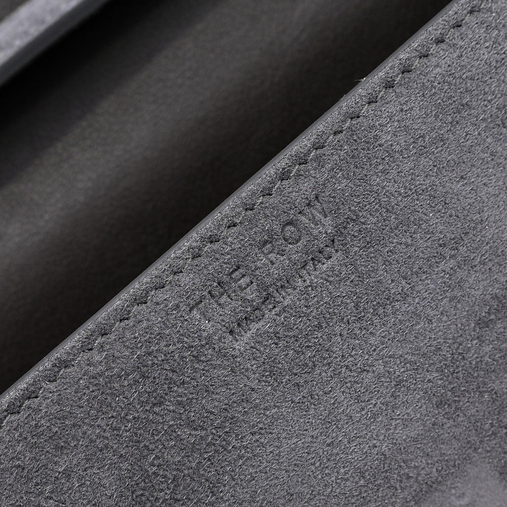 The Row Sofia 19cm Dark Grey Suede