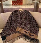 FF 140CM Two-tone Brown Black Wool 103678