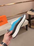 HM Men's Gramme Sneaker Skyblue Cowhide 539679