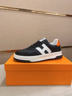 HM Men's Sneaker Black Sheepskin 566255