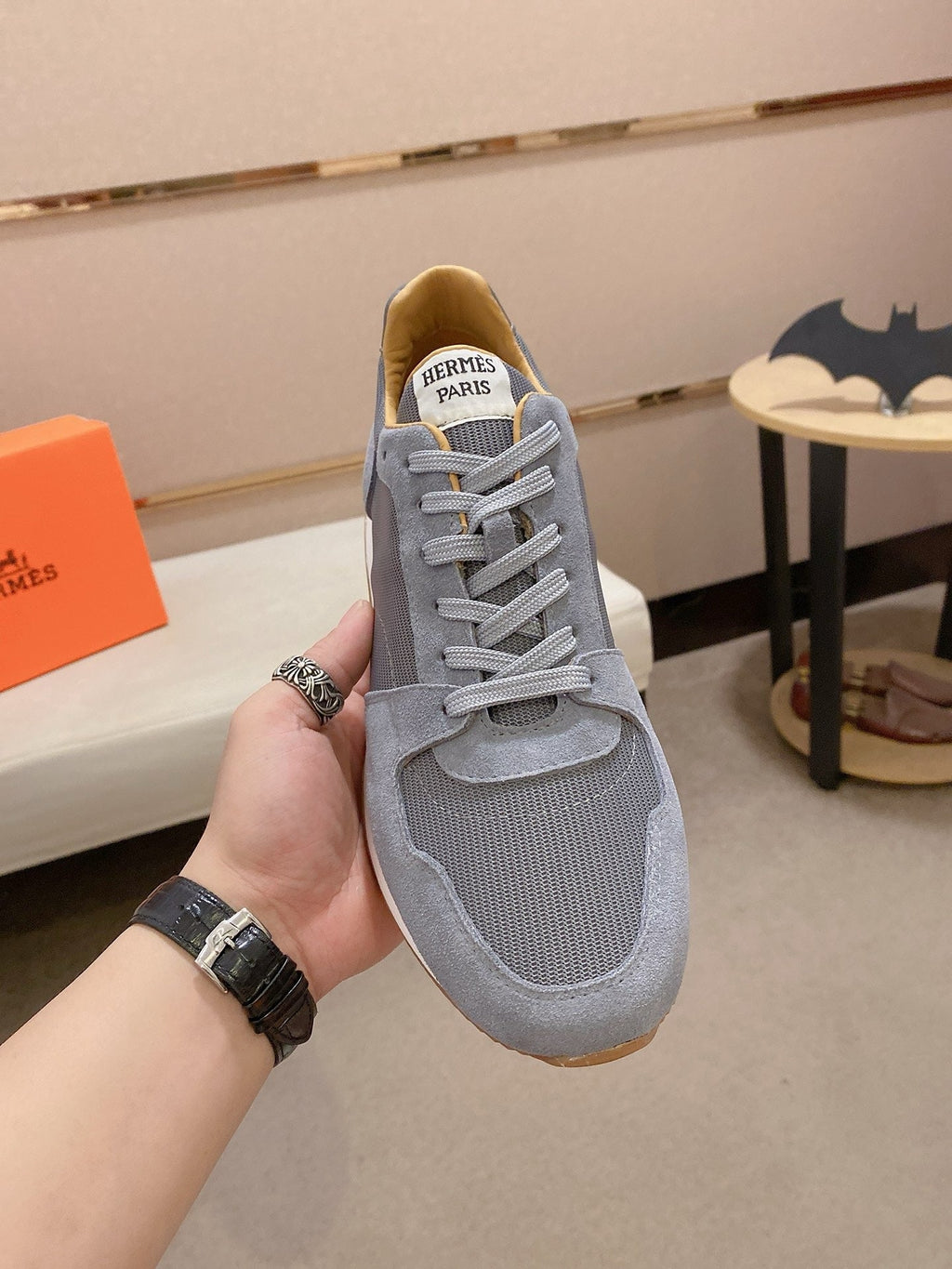 HM Men's Escape Sneaker Grey Suede 583096