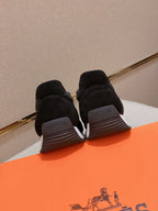 HM Men's Escape Sneaker Black Suede 583100
