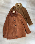 LP 25 Shearling Tuscan-Style Oversized Jacket Suede Fur 314290