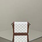 CLASSIQUE TRIOMPHE 22 CALFSKIN WHITE BROWN