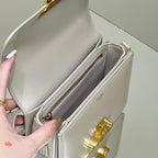 MINI CLAUDE 22 SHINY CALFSKIN WHITE