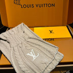 LV Freeze  Scarf 135cm Light Beige Wool 969351