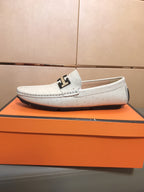 HM Men's Loafer Beige Cowhide 686623